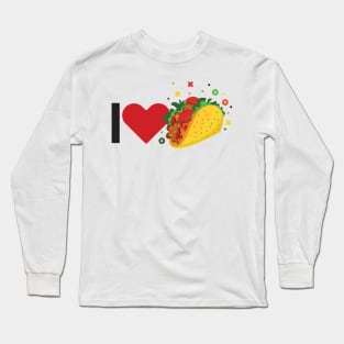 I Love Tacos Long Sleeve T-Shirt